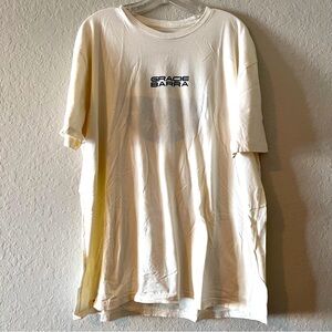 Gracie Barra Jiu Jitsu Cream Blue Men’s Short Sleeve T Shirt Size 2 XL